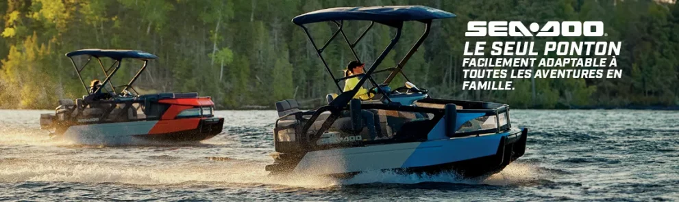 Le seul ponton facilement adaptable à toutes les aventures en famille.